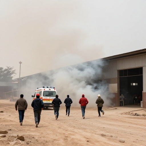 Incendio en almacén de escobas en Comas deja cinco personas afectadas