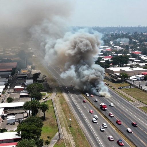 Choque múltiple deja un muerto y congestión en la Panamericana Norte
