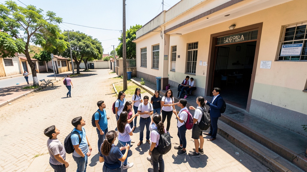 Violento enfrentamiento entre alumnas frente a colegio público en San Borja
