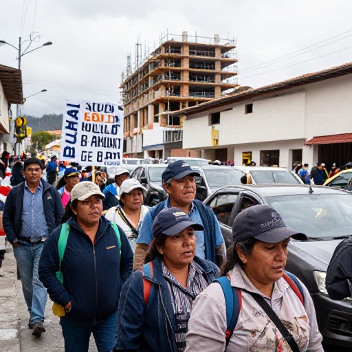 Vecinos de Surco se movilizan contra construcción que amenaza el tránsito y servicios básicos