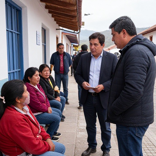 Congresista Edwin Martínez visita el establecimiento de salud Horacio Zevallos en Ate-Vitarte