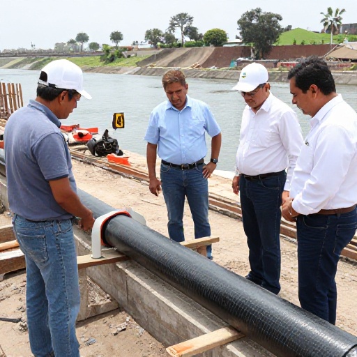 Ministro de Vivienda inspecciona obras de Sedapal en el Rímac para blindar el agua en Lima y Callao
