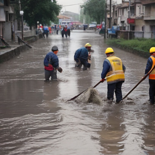 Surco inicia limpieza de canales para evitar inundaciones en temporada de lluvias