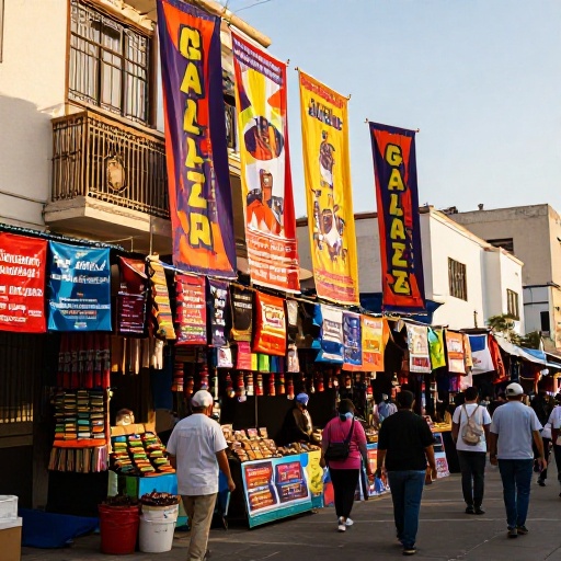 Comerciantes de Gamarra lanzan polos alusivos a la visita del papa León XIV
