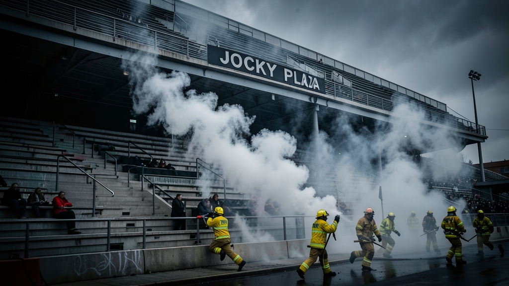 Incendio en Jockey Plaza: más de diez unidades de bomberos acudieron a la emergencia