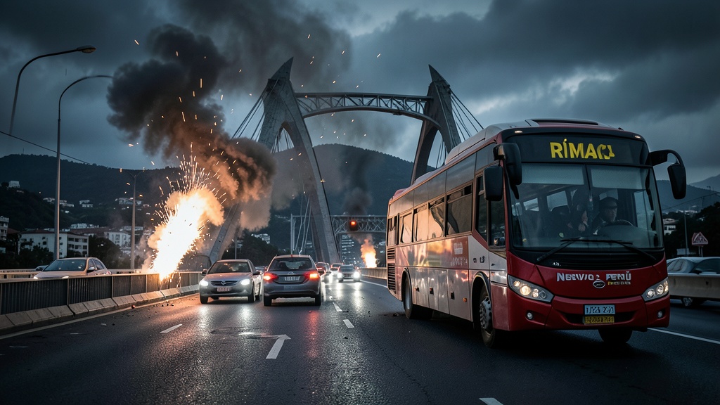 Ataque armado en el Rímac: balean bus de Nuevo Perú en puente Acho y chofer sale ileso