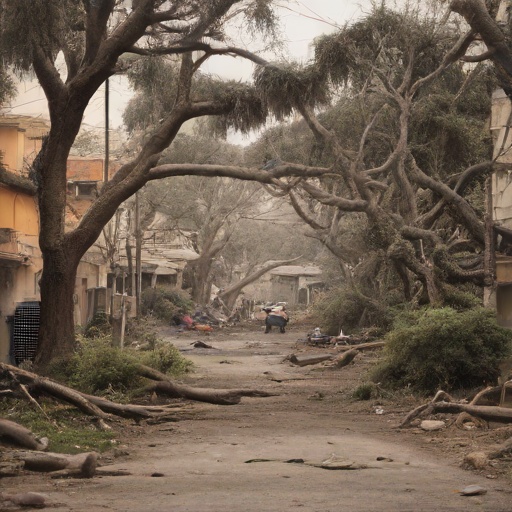 Alerta naranja por vientos fuertes: caída de árboles y techos dañados en Lima