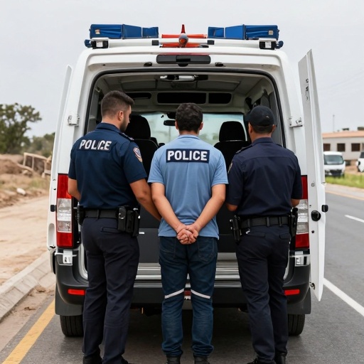 Detenido por muerte de suboficial PNP es trasladado desde Lima a Pisco