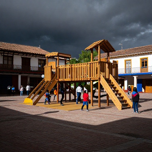 Inauguran Espacio Público Infantil 'Villa Clorinda de Málaga' en Comas para niños