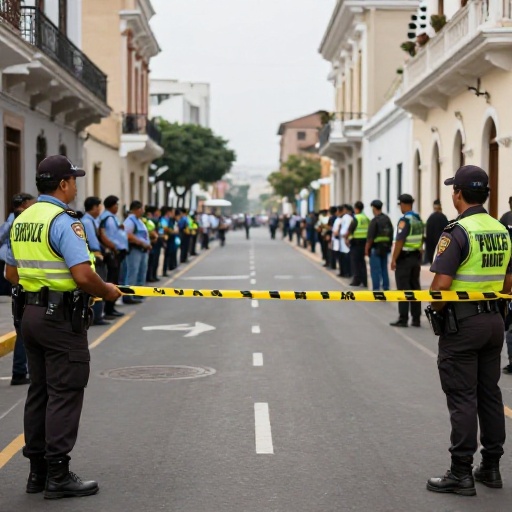 Cierre vial en San Borja: Policía asegura cuadra 1 de Av. De la Poesía para debate municipal
