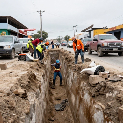 Richard Cortez promete continuar obra vial en La Herradura para mejorar tránsito en Chorrillos