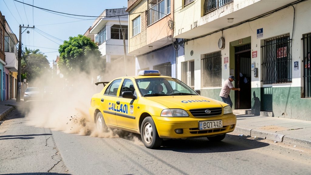 Taxista pierde control tras ser baleado en Callao y choca contra vivienda