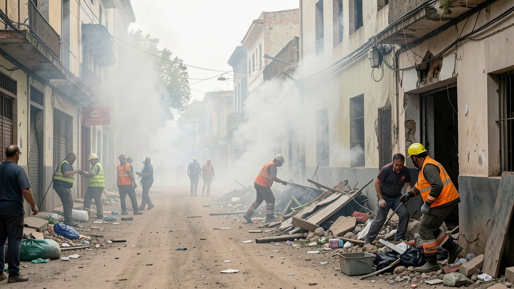 Trabajadora de limpieza sobrevive milagrosamente a explosión accidental en Surco