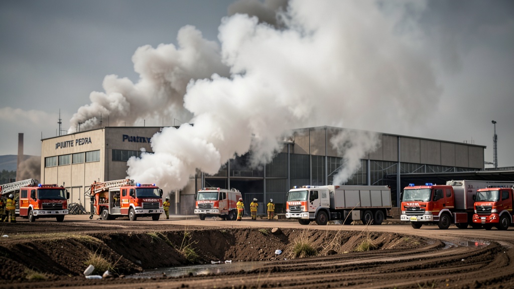 Incendio en fábrica de plásticos en Puente Piedra moviliza a más de 10 unidades de Bomberos