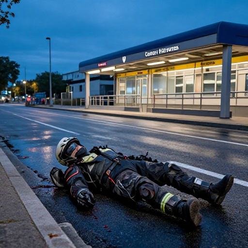Accidente en Comas: Motociclista resulta herido tras colisión con bus del Metropolitano