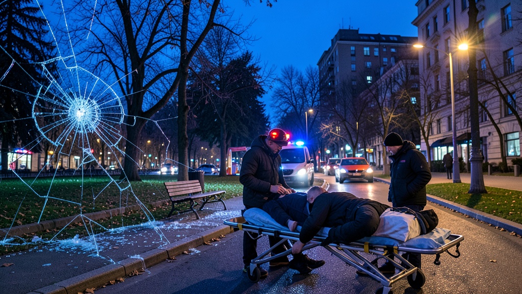 Brutal ataque de 10 vándalos deja a padre de familia en UCI en parque de Comas